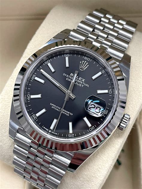 black dial rolex